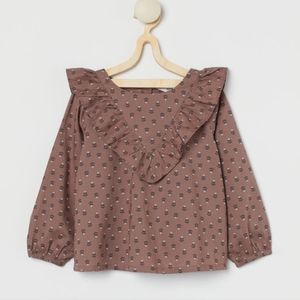 H&M kids exclusive Flouncy Cotton Blouse 5t